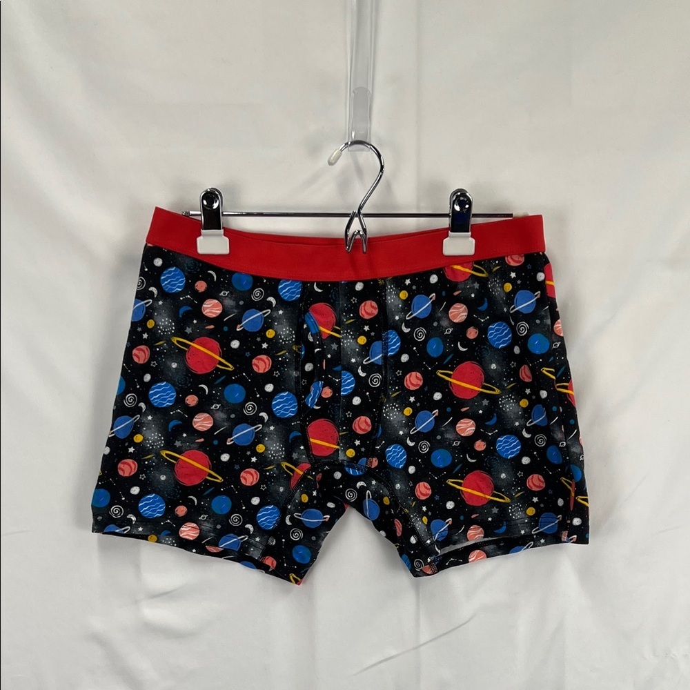 No Boundaries - Men’s Briefs - XL - Outer Space - Black, Red